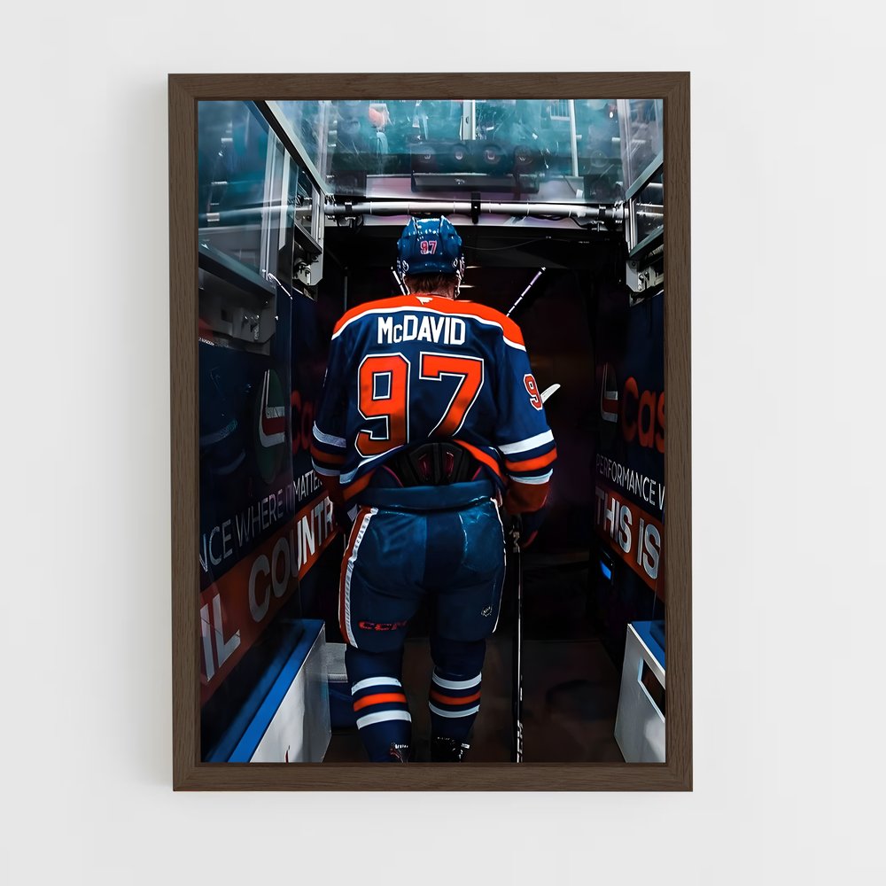 Poster Connor en Salle des Équipements – affiche Hockey sur glace (vue 5)